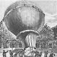 Първият полет с балон (1783 г., Франция) Братя Монголфие изобретяват балона с горещ въздух.