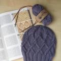 DIY pletené dámske čiapky